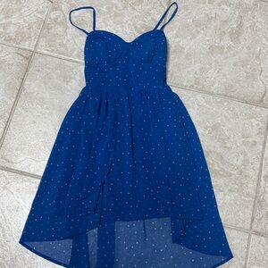 Bershka Blue Starry Dress